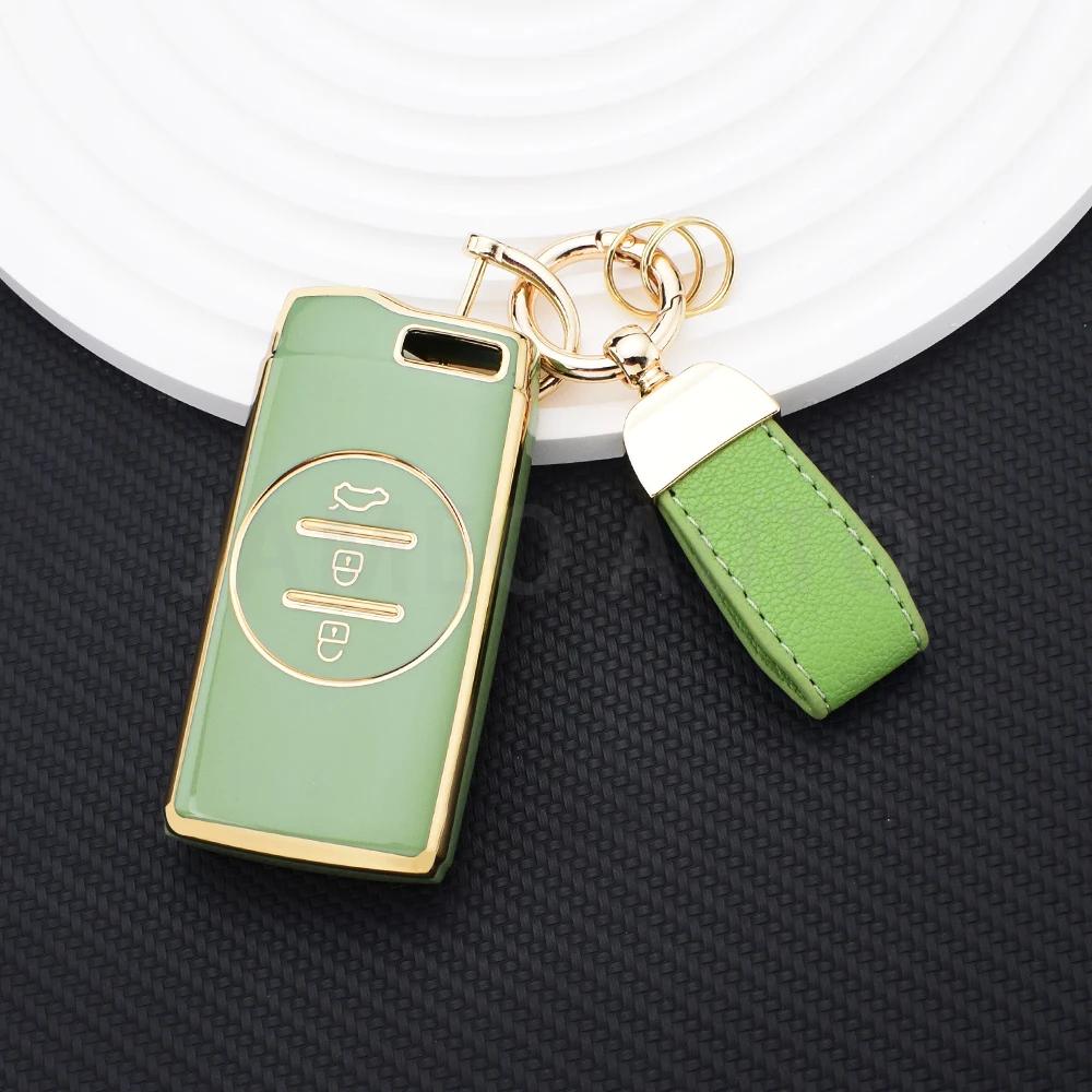 TPU Car Key Remote Case Cover For Chery Tiggo 4 5X 7 Pro 8 Exeed Txl Tx Lx Fashion Shell Fob Holder Protector Auto Accessories