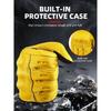 Retro Winter Motorcycle Leather Gloves with Certified Lined with Fleece for Warmth Protective Anti-fall Touch Motocross Gloves