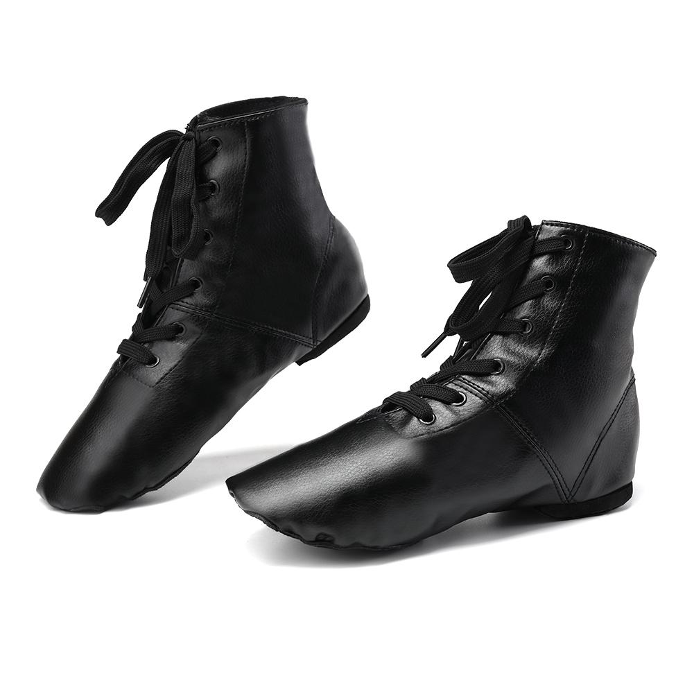 Scarpe Jazz Ballet Alte Scarpe Yoga Scarpe da Ginnastica Pelle PU Oro Argento Stivali da Ballo Donna Interno