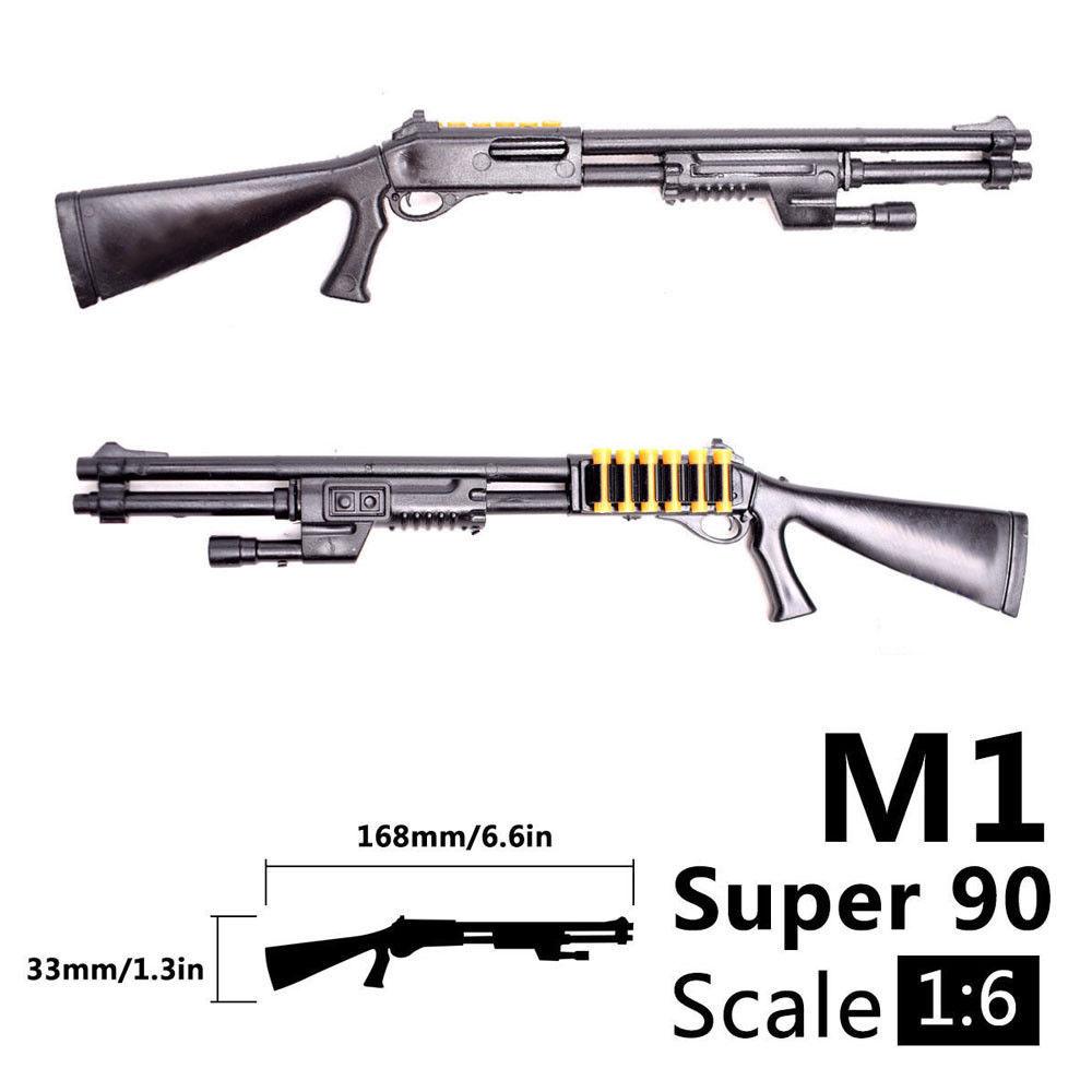 DIY Product 1:6 Scale Minigun Plastic Gun M134 Gatling Model Heavy Machine Guns Action Figures Toys Accessories Gifts