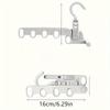 5/3/1pcs Space-Saving 5-Hole Foldable Hanger - Portable & Durable for Travel, Dorms, and Home Use, Drying Racks