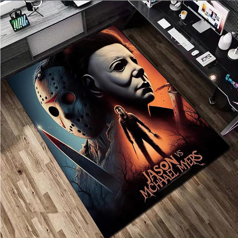 1Pc Halloween Print Rug - home decoration Carpet For Living Room Bedroom Flooring Computer Chair Area Rug