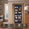 Hanging Shoe Organizer with 9 Pocket Hooks Wear Resistant The Door Shoe Hanger Door Hanging Storage Space Organizer Rack Closet