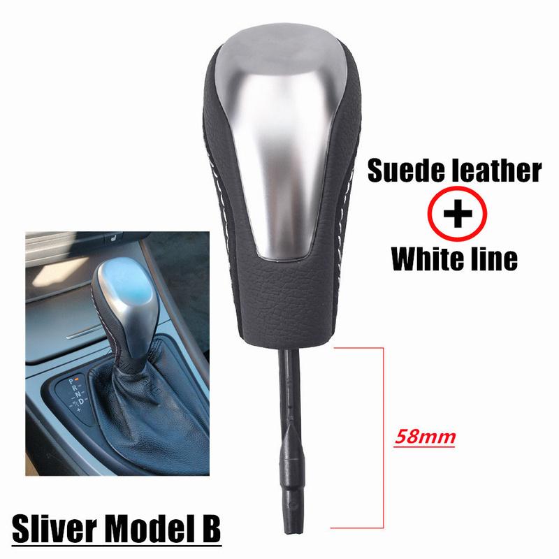 Automatic Gear Shifter Knob Lever Stick Head Gearbox Handles For BMW E81 E82 E87 E90 E91 E92 E93 E38 E39 E46 E53 E60 E61 E53 E83
