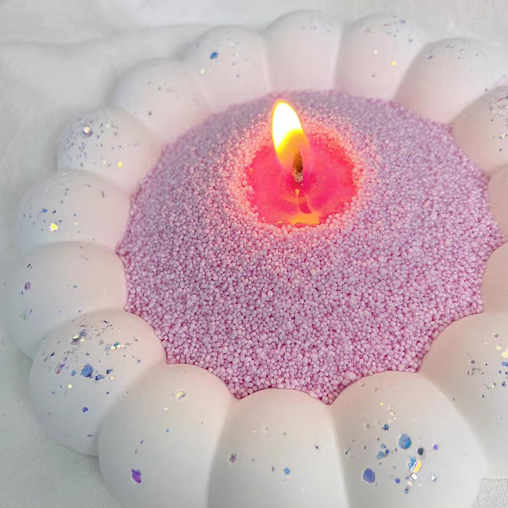 100g Colored Wax Sand for Candle Making  Creative DIY Candle Granules Wax for Home Party Decoration