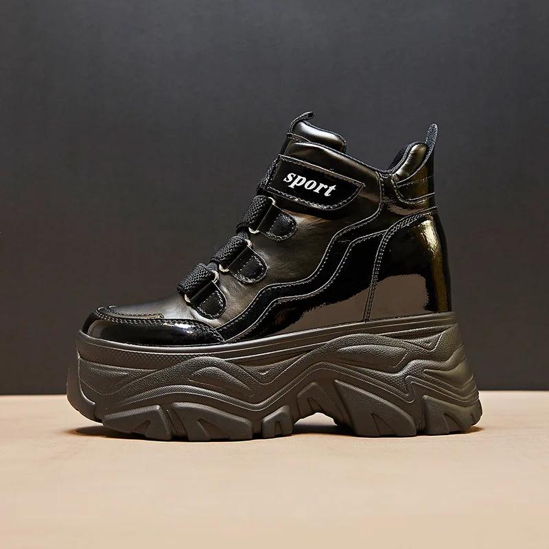 

Кроссовки женские ботинки туфли для женщин 8 см британский стиль короткие ботинки осень и зима новый стиль студенты корейский хлопок обувь 38 чёрный