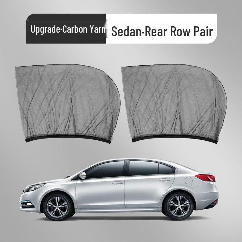 Zasłonki Przeciwsłoneczne do Samochodu Moskitiera - Siatkowe Osłony Okienne Chroniące przed Owadami i Blokujące Słońce