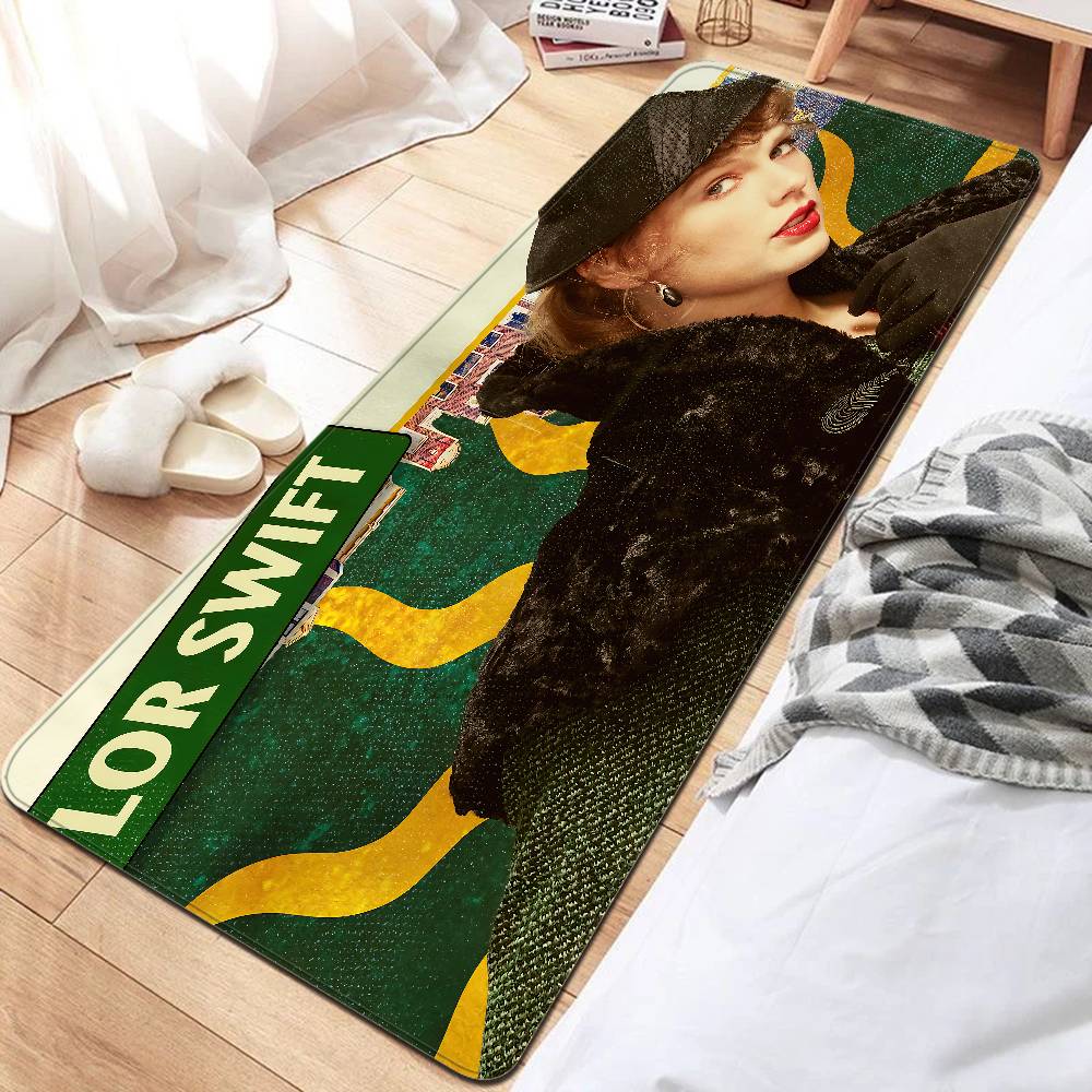 Pop Singer T-Taylor S-Swift Kitchen Mat Cheaper Anti-slip Modern Living Room Balcony Printed Modern Home Decor