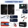Advanced High-Efficiency 6000W Solar Kit: DC12V-AC 110V/220V Inverter + 2pcs Solar Panels + 100A Controller | Expandable Design