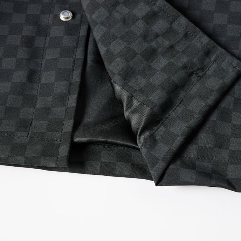 FIRS Men's Spring/Autumn Checkered Lapel Jacket