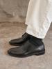 Blanc Sur Blanc [Men] Evan Derby Shoes Black