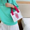 Damen Große Cartoon Canvas Tragetasche im Koreanischen Stil