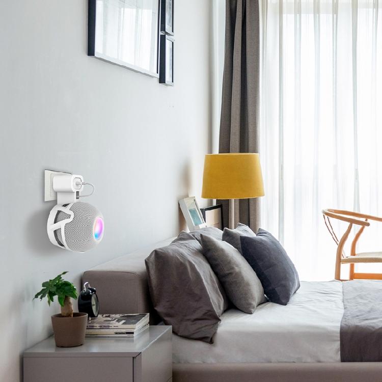 Wall Mount Stand Hanger Smart Speaker Outlet Holder Space Saving Bracket Cable