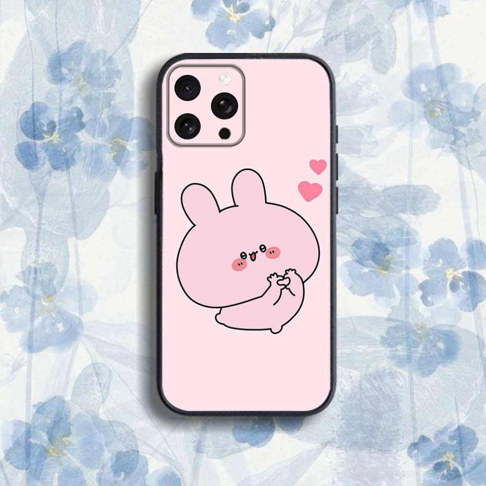 C-CartoonS A-Asamimichan Phone Case For iPhone 17,16,15,14,13,12,Pro,Max,Plus,E,SE4,Air,Mini Black Soft Box