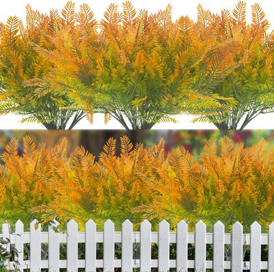 Herbstliche Außengartendekoration Kunstblume, Kunstpflanze 7-Zweigiges Kleines Persisches Gras Heim Esstisch Blumengesteck