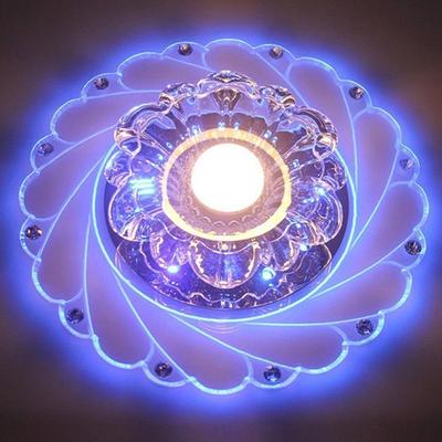 Yeni Modern Kristal LED Avize Tavan Lambası Aydınlatma Armatürü Ev Dekor Mavi Sıcak Beyaz Pembe