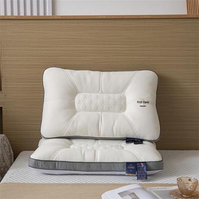 Natural Latex Memory Foam Pillow Pair - Ergonomic Design for Better Sleep