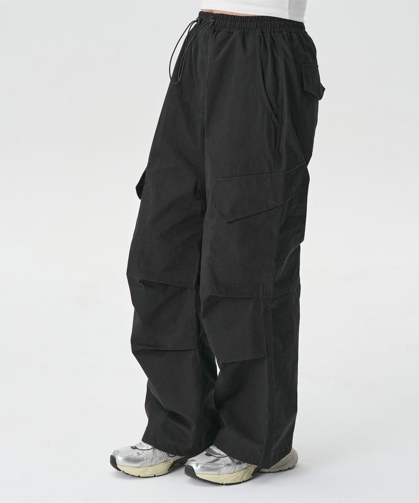 Bibeodeu Long Horn Cargo Pants [Black]