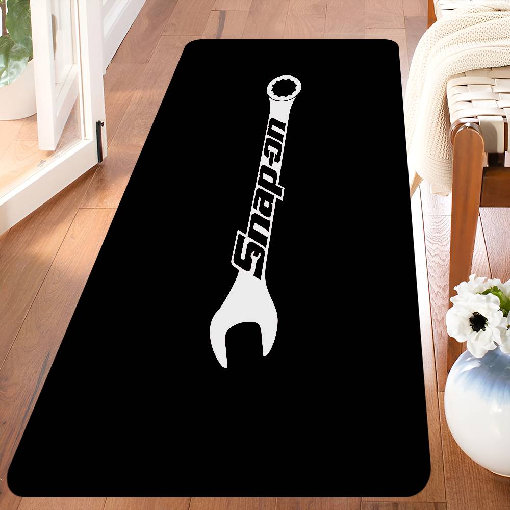 S-Snap On Logo Room Mats Anti-slip Absorb Water Long Strip Cushion Bedroon Mat Household Carpets
