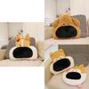 New Popular Big Nose Dog Seat Cushion Husky Corgi Shiba Inu Memory Foam Butt Pad Pillow Car Pillow Plush Toy