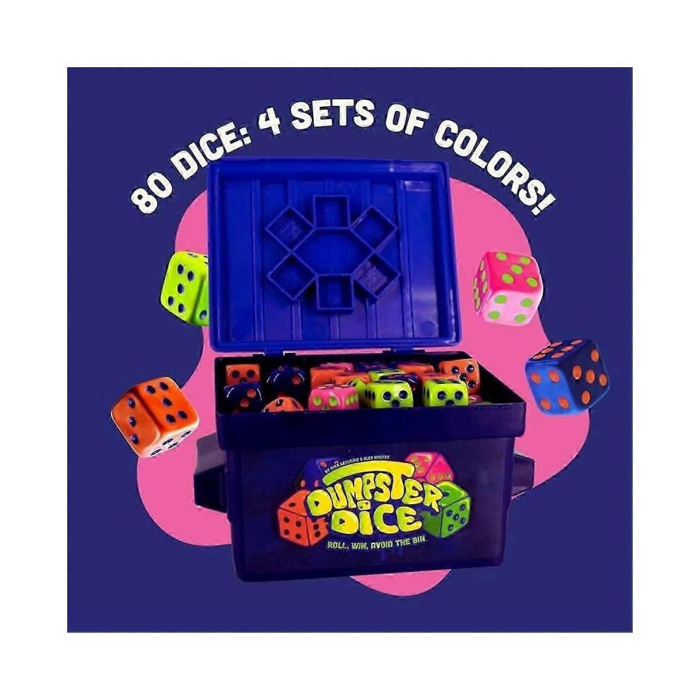 Dumpster Dice Game Family Board Game for 4 Players Fun