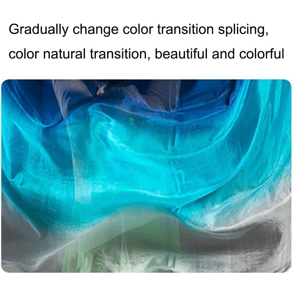 Long Latin Belly Dance Shawls Gradient Color Dancing Scarf Fashion Performance Shawl