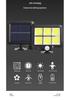 Waterproof Outdoor Solar Sensor Light for Courtyard, Wall, & Garage