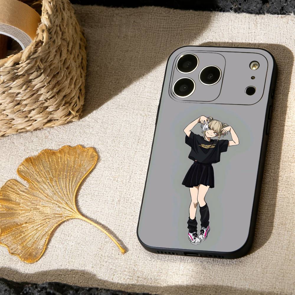 T-Toga himiko Phone Case For iPhone 17, 16,15,14,13,12,11 X XR Plus,Others Soft Black Cover