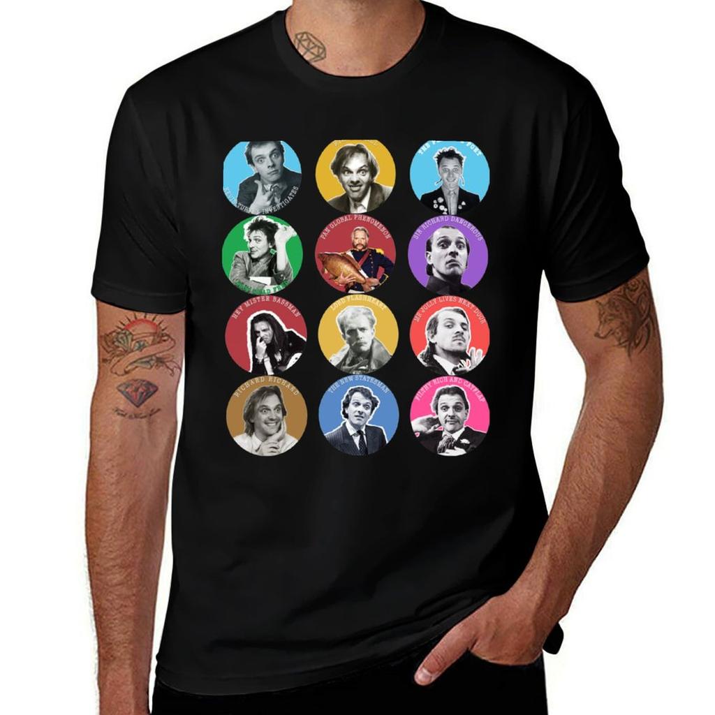 Mega Rik Mayall Collection Tshirt Comfortable Basic Crew Neck Tee