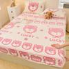 Milk fleece mattress winter thickened Simmons bedspread protective cover fleece non-slip