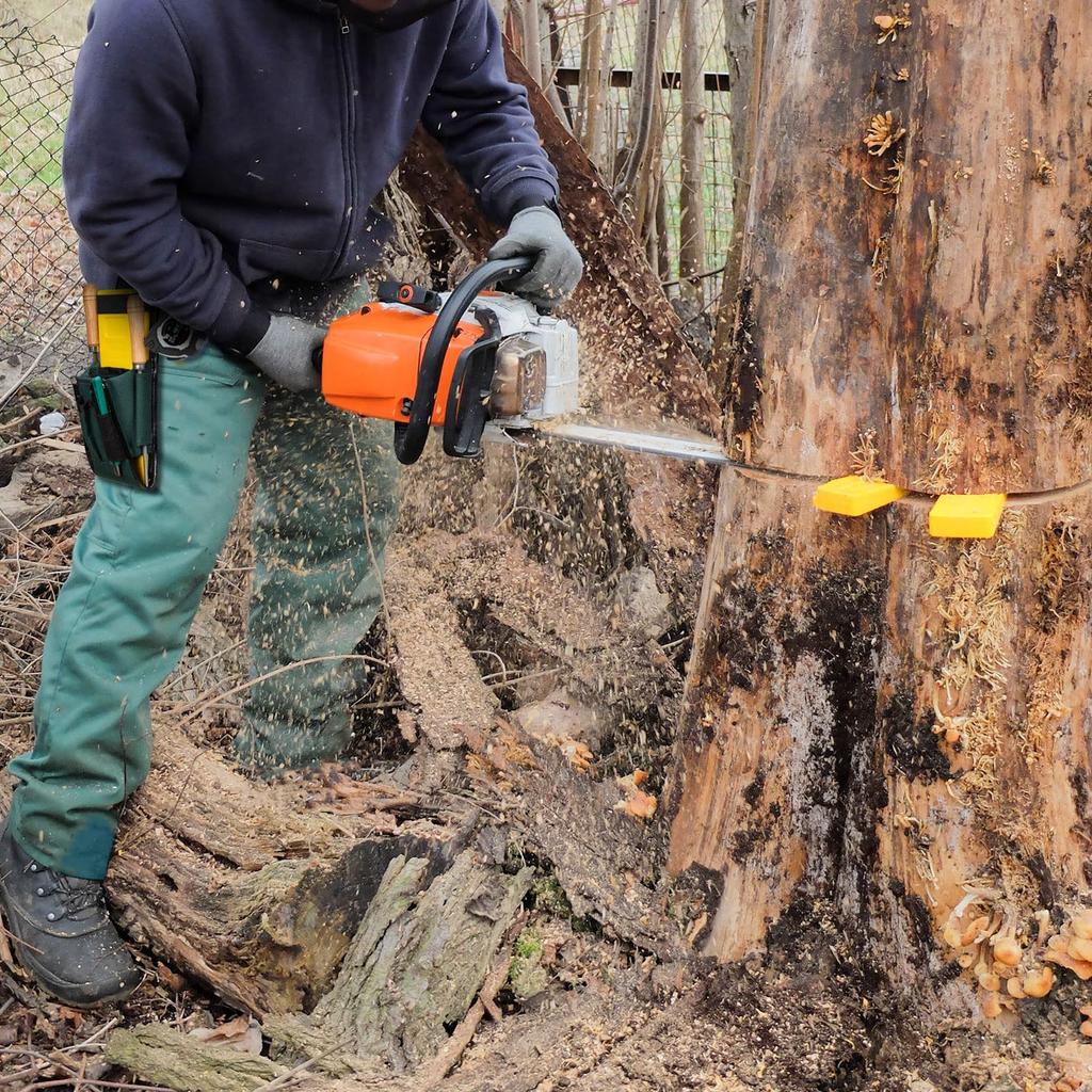 Yardmaris Klin do ścinki drzewa Pasek regulowany pasujący do różnych rozmiarów drzew Klin podpierający Saszetka torba Saszetka, Paski,