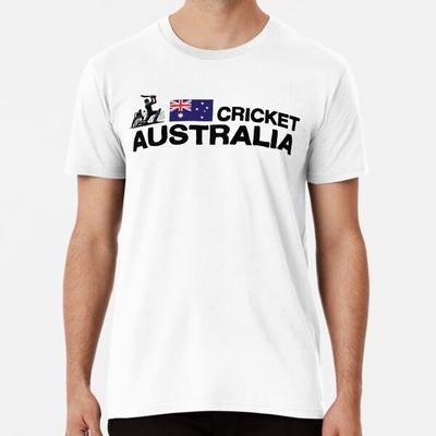 Australia Cricket Australian Flag Premium T- S To 5XL Made In the AU/USA T-Shirt