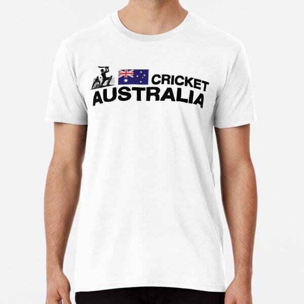 

Australia Cricket Australian Flag Premium T- S to 5XL Made in the AU/USA T-Shirt 4XL