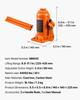 Hydraulic Bottle Jack, 20 Ton (44092 Lbs) Load Capacity, 225-435 Mm Lifting Range, Heavy Duty Welded Bottle Jack for Car, SUV, Pickup, Auto Repair,