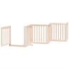Vidaxl Foldable Dog Gate, With Door, 6 Panels, 300 Cm
