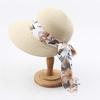 1Pc Women Sun Floppy Roll Up Wide Brim Beach Hat Foldable Summer Straw Hats