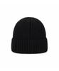Bajal Va Curved Oval Metal Washed Beanie Black