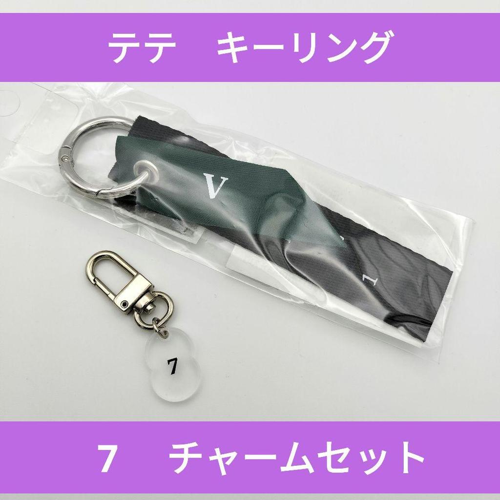 [USED] Anonymous Shipping V Type 1 DIY Key Ring Number Charm 7