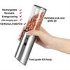 Adjustable Transparent USB Rechargeable Electric Pepper Grinder