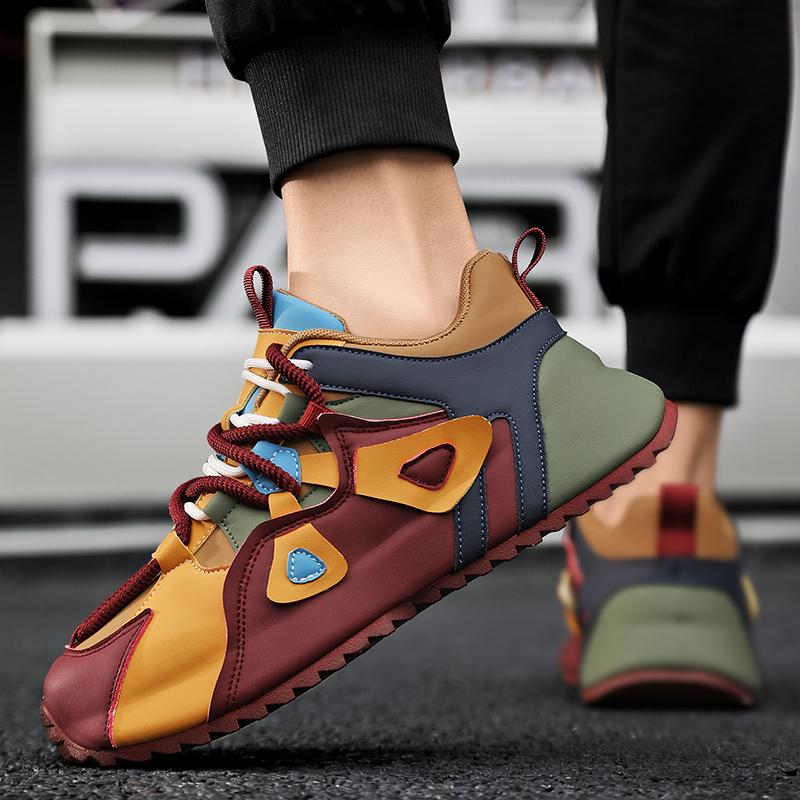 Herrenschuhe New Daddy Schuh Farbe Kampf Persönlichkeit Casual Sportschuhe Herren interne Erhöhung Schuhe