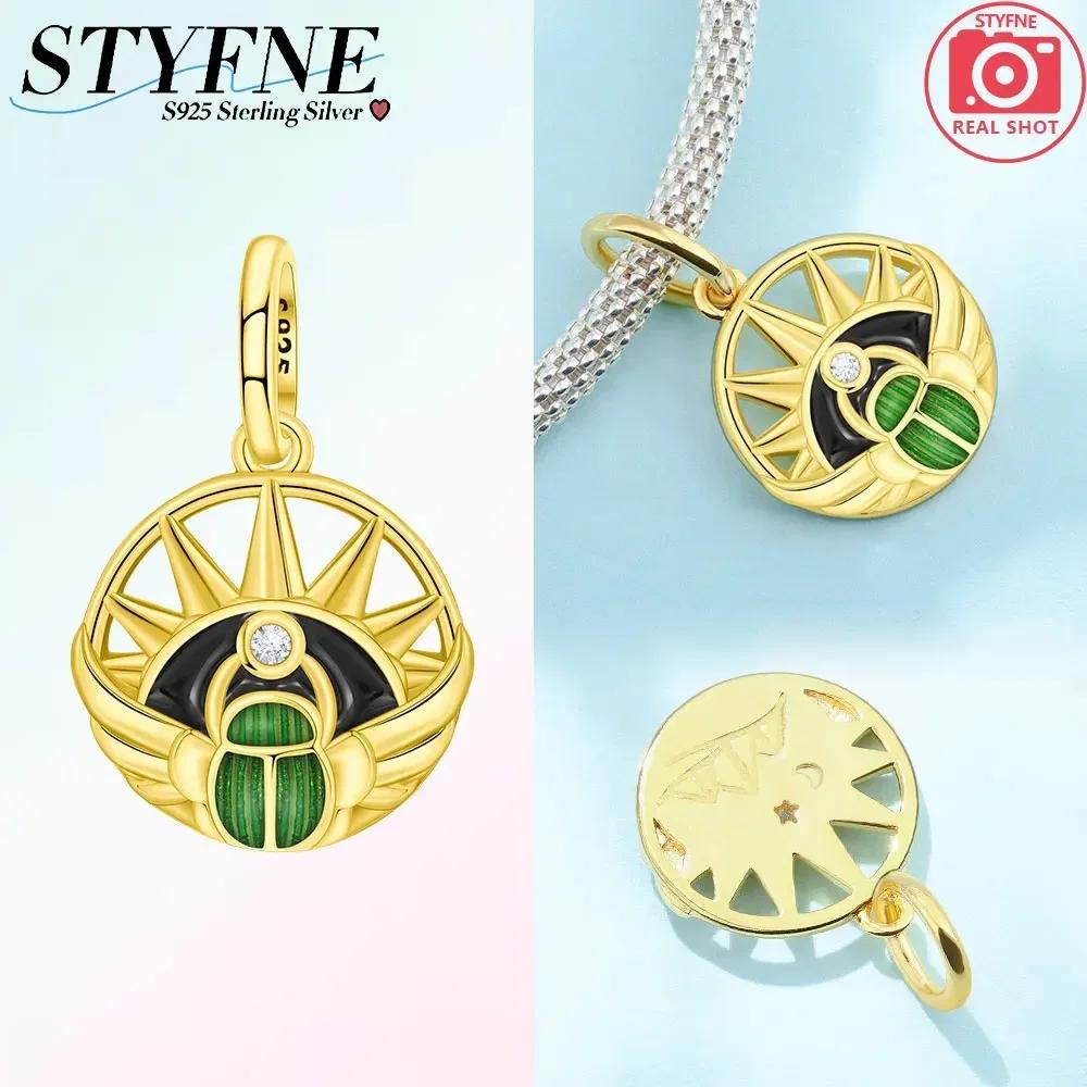 

Cute Copper Gold Color Fireflies Luminous Charms Beads Fit Original Bracelets Diy Jewelry Gift Making