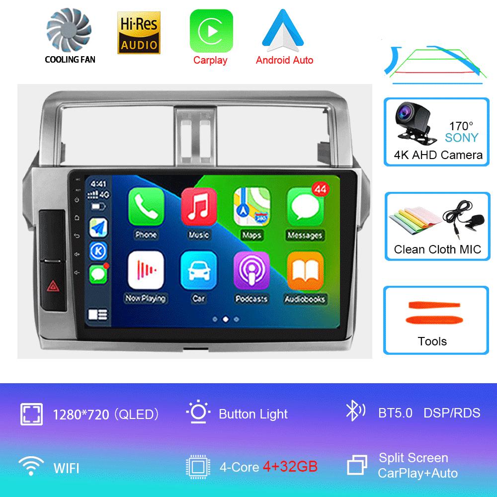 

Android 14 Автомобильный мультимедиа Видеоплеер Радио Стерео Для Toyota Land Cruiser Prado 150 2013 2014 2015-2017 7862 2din GPS Carplay