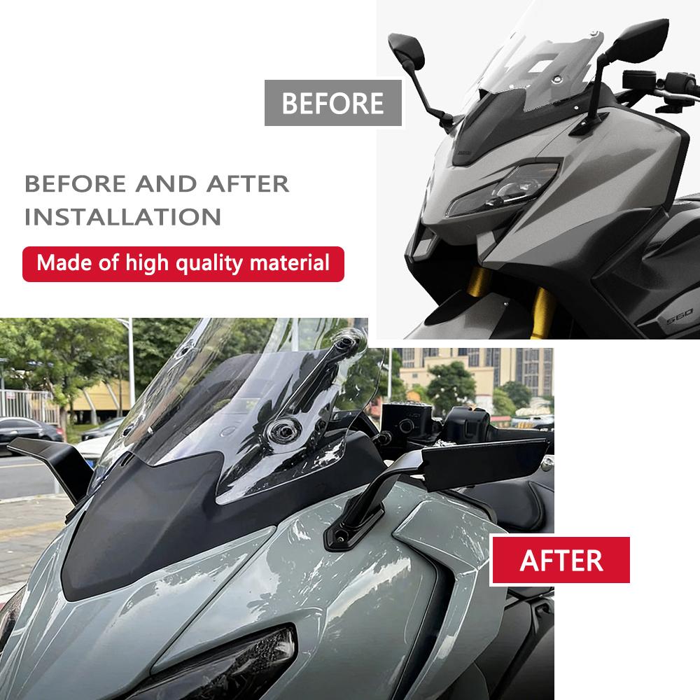 For Yamaha T-MAX 560 T-Max560 Tech Max 2025 Mirror Stealth Winglet Side Mirrors Rear View Mirror TMAX 560 Motorcycles Parts
