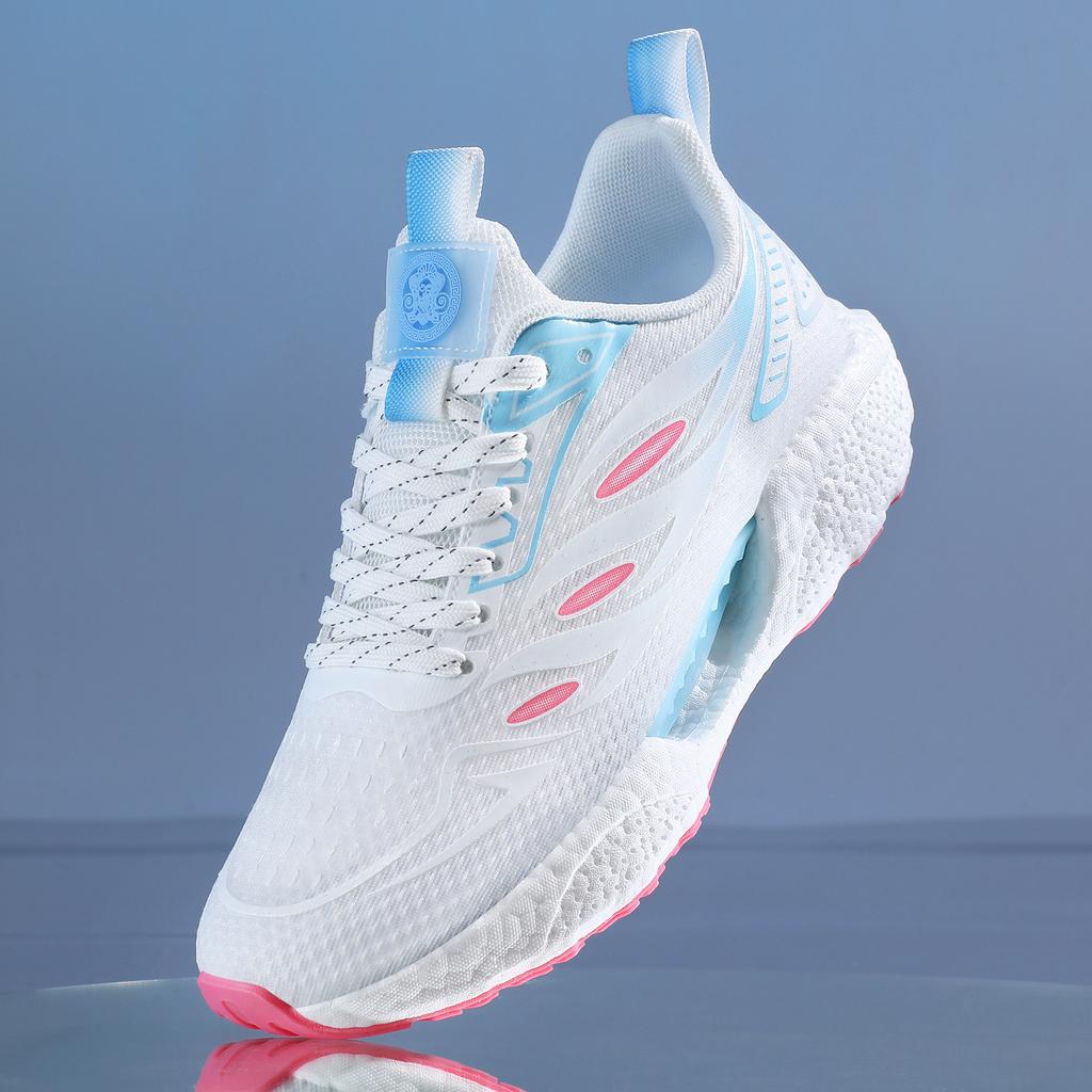Scarpe Casual Estive Traspiranti in Mesh Popcorn Uomo e Donna Uguali Ultraleggere Ammortizzanti a Suola Morbida Scarpe da Corsa Scarpe da Coppia