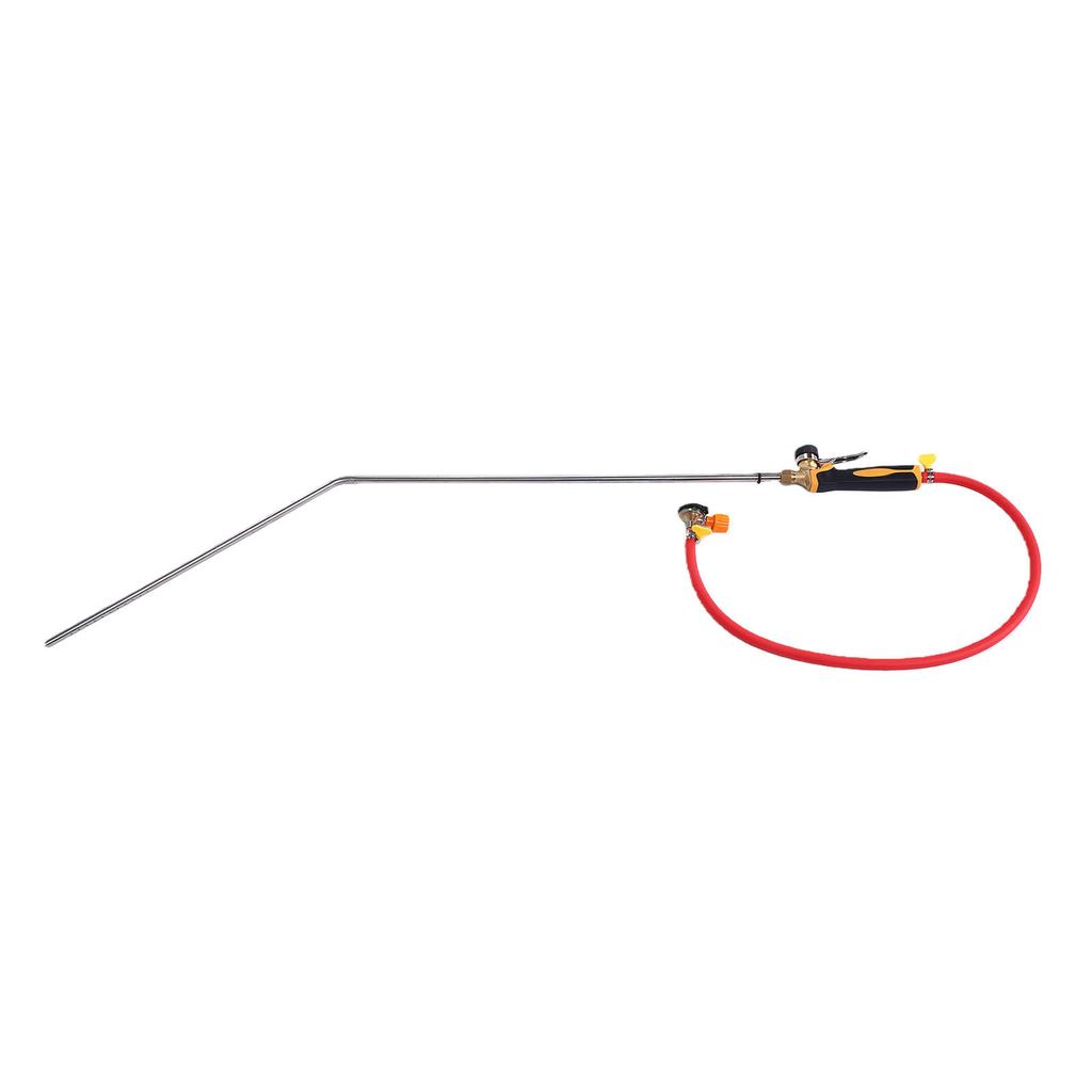 Cow Udder Hair Burner Stainless Steel Bent Wand Gas Torch Cattle Udder Hair Remover Tool for Livestock Farm