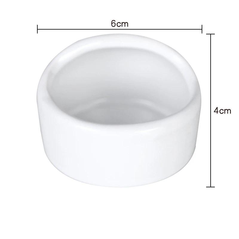 

Миска для хомяка, блюдо для еды, керамическая миска для мелких животных, предотвращает опрокидывание, разбрызгивание еды, песчанка, шиншилла, крыса, хорек, ежик
