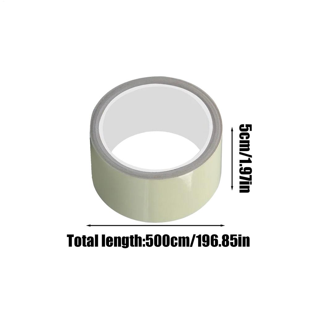 5m Luminous Tape Fluorescent Tapes Waterproof Glow In The Dark Warning Tape Stage Supplies Wall Decorative Sticker Green Light
