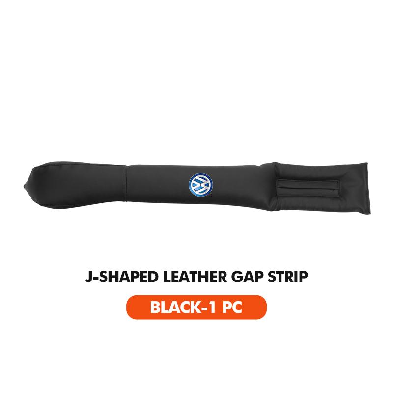 For Volkswagen VW Car Seat Gap Filler Strip Leather Seat Gap J-shaped Plug Strip Golf 4 5 6 7 Polo Jetta Sagitar Magotan Passat Uj6