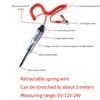 Automotive Digital Display Electric Pen Circuit Detection 6V/12V/24V Electrical Circuit Multifunctional Induction Test Electric Pen for Vehicles