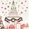 Christmas Stickers Shopping Mall Window Stickers Children's Room Stickers Wall Stickers Set Christmas Decoration\15.7in